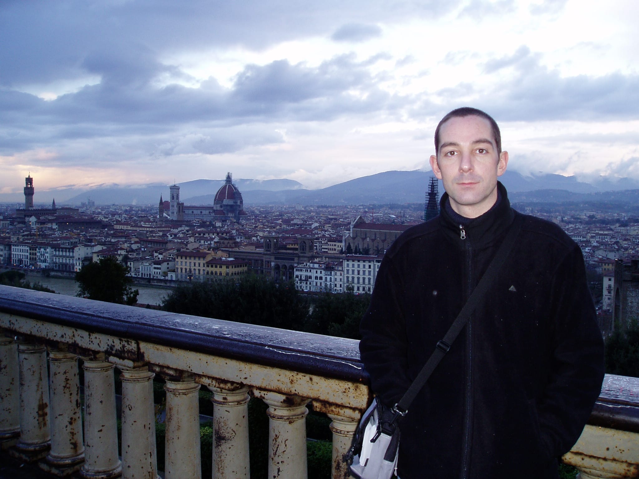 En uno de los primeros viajes a Florencia